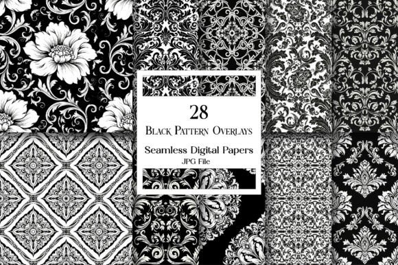 Black Pattern Overlays: Elevate Your Visuals Instantly