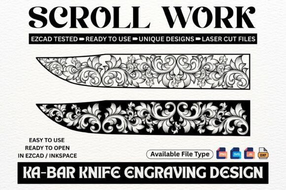 Ka-Bar Knife Scroll Engraving Design: Elevate Your Craft