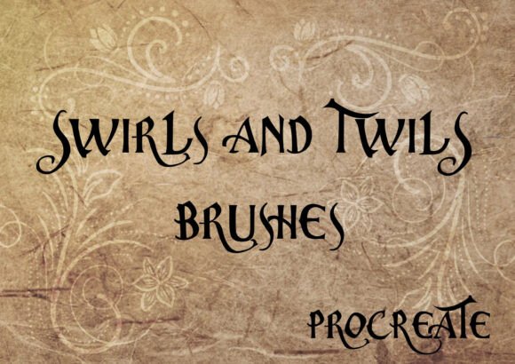 Swirls and Twirls Brushes - Procreate: Your Go-To for Organic Flourishes