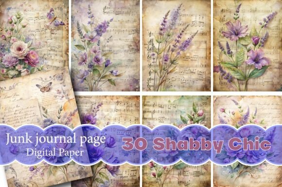 Unlocking Vintage Charm: The Power of Shabby Chic Junk Journal Pages